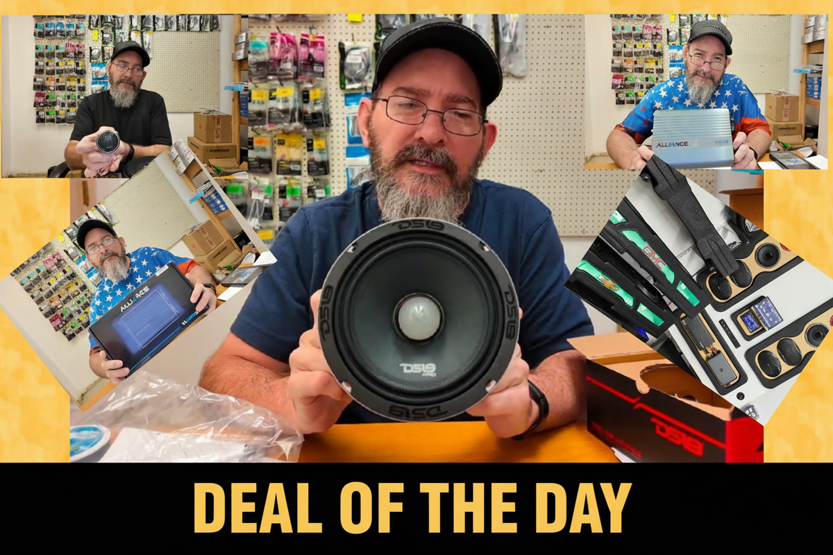 Merchant collage with Deal of the Day bar added