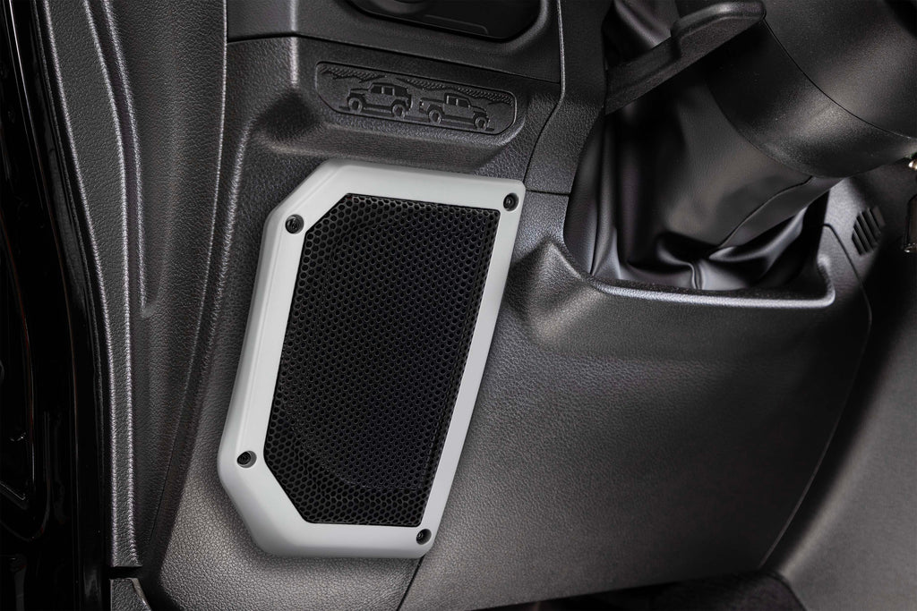 Metra JP-1020 Lower Dash Speaker Grille Cut-Ins for 2024-2026 Jeep Wrangler JL & Gladiator JT