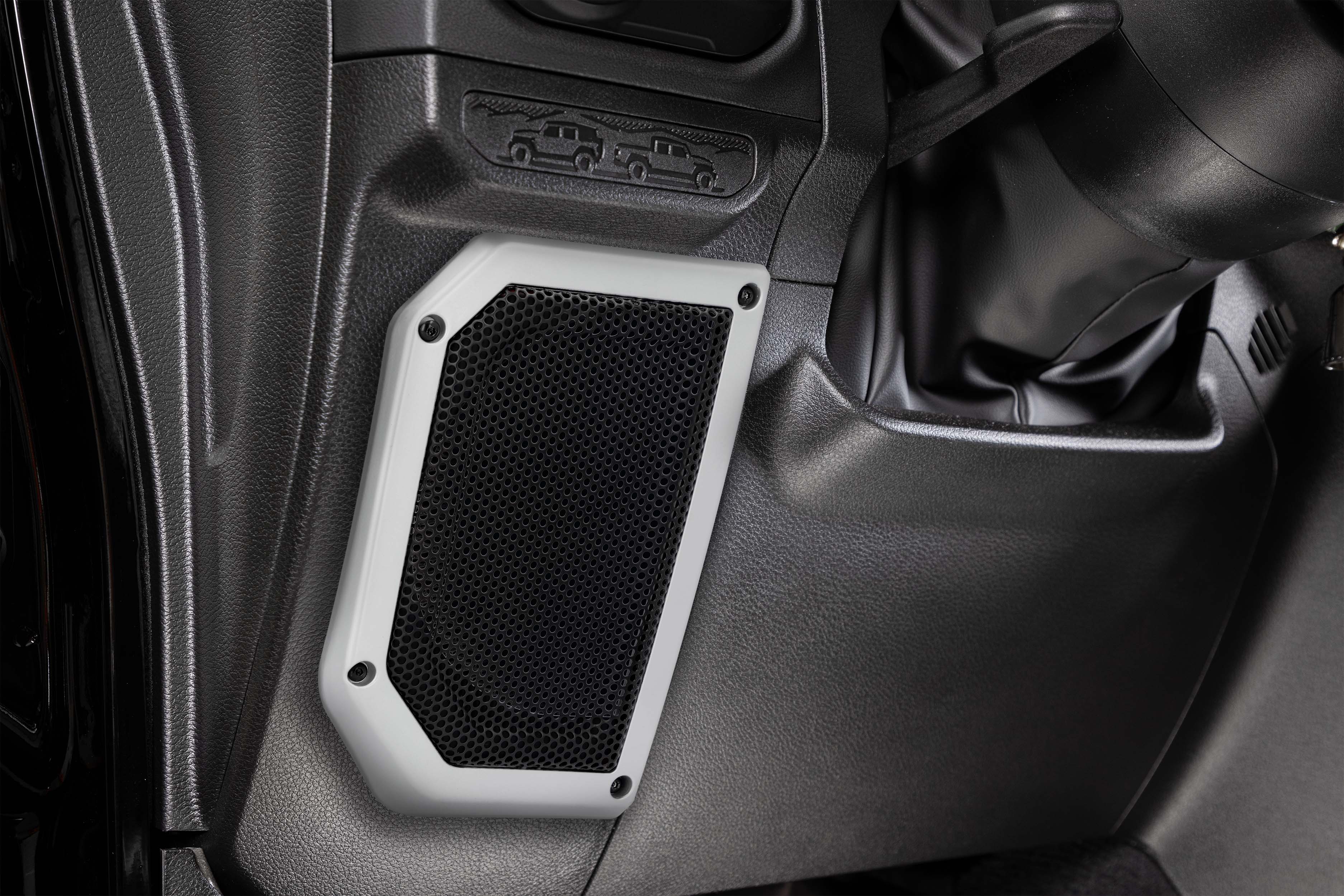 Metra JP-1020 Lower Dash Speaker Grille Cut-Ins for 2024-2026 Jeep Wrangler JL & Gladiator JT