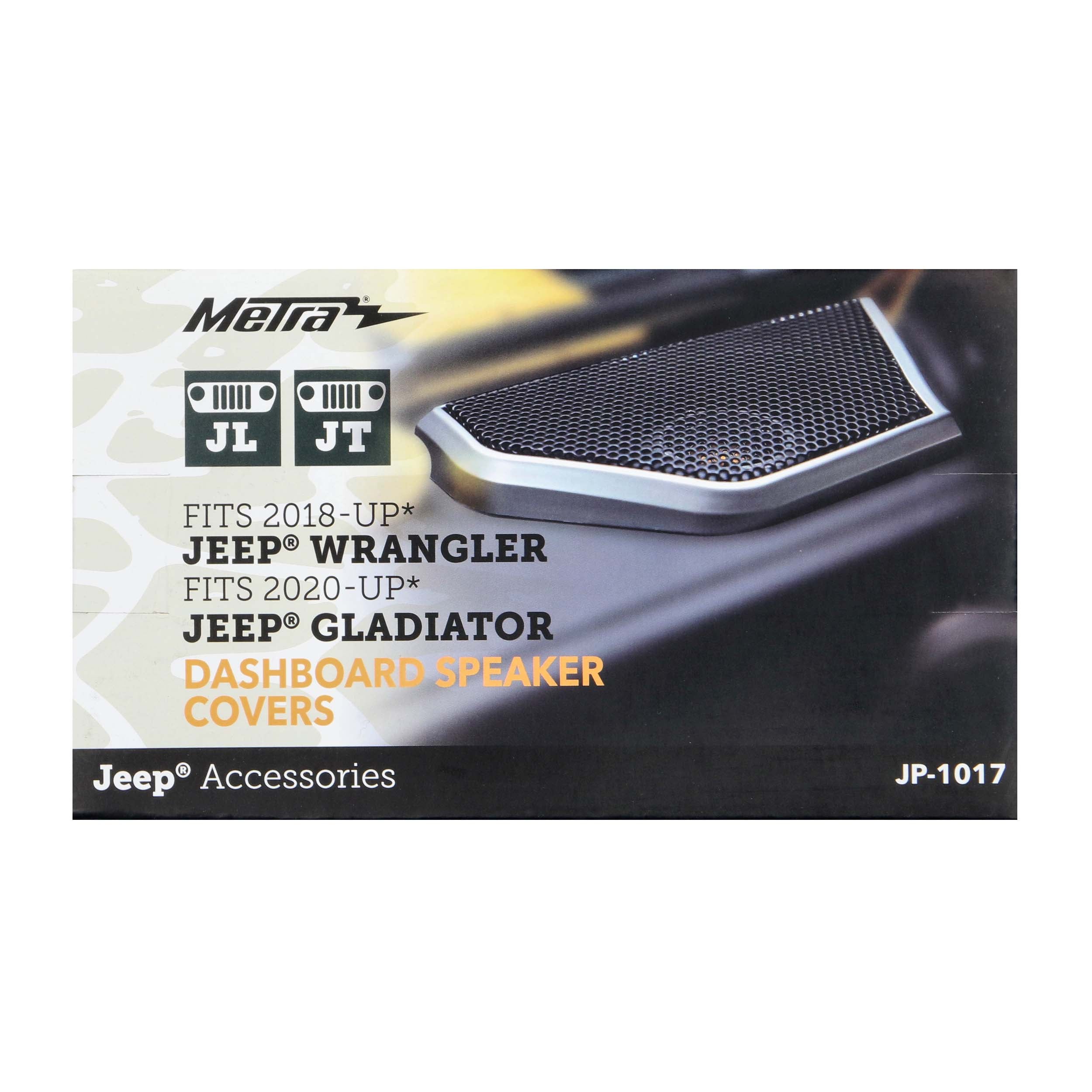 Metra JP-1017 Dashboard Speaker Grilles for Jeep Wrangler JL & Gladiator JT 2018-2026