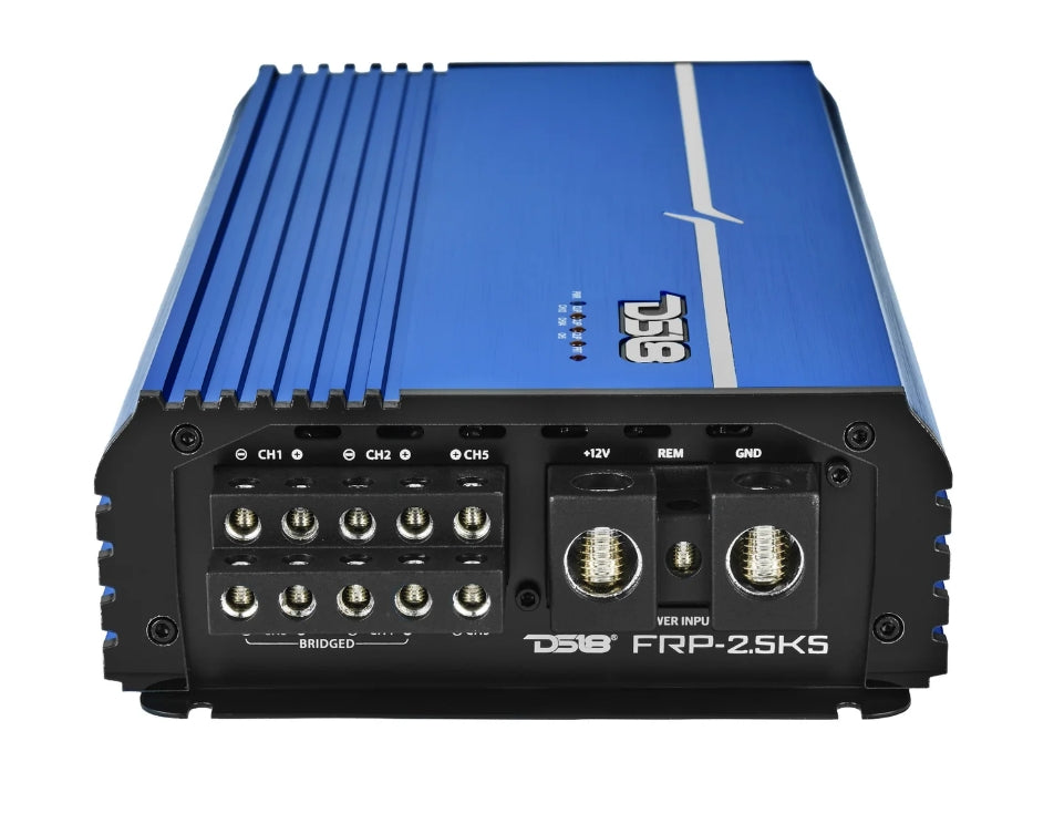 DS18 FRP-2.5K5/BL 5-Channel Class D Amplifier 2800W