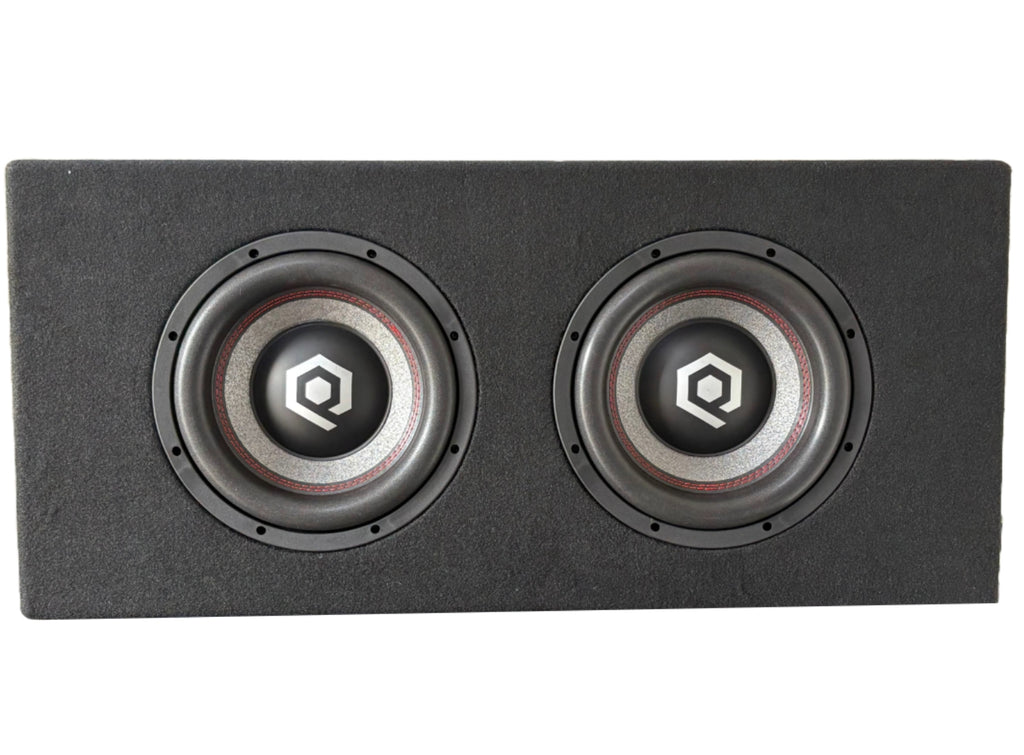 SoundQubed HDB2-210LE-D4 Dual 10" Loaded Ported Subwoofer Enclosure 800W RMS