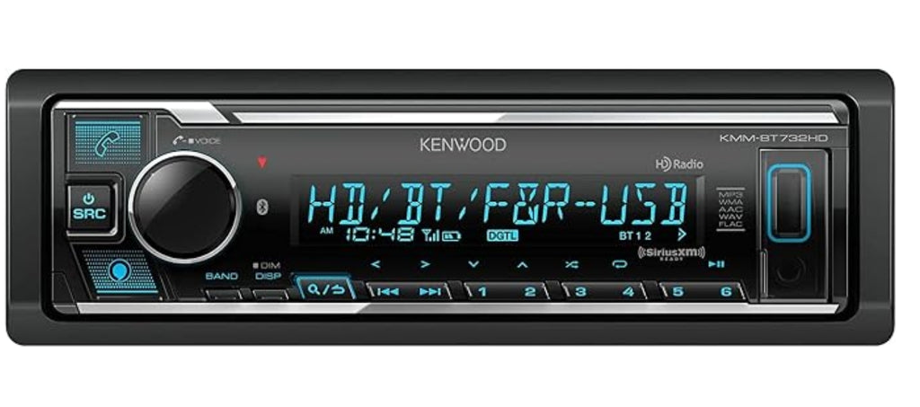 Kenwood KMM-BT732HD Digital Media Receiver with HD Radio & Bluetooth
