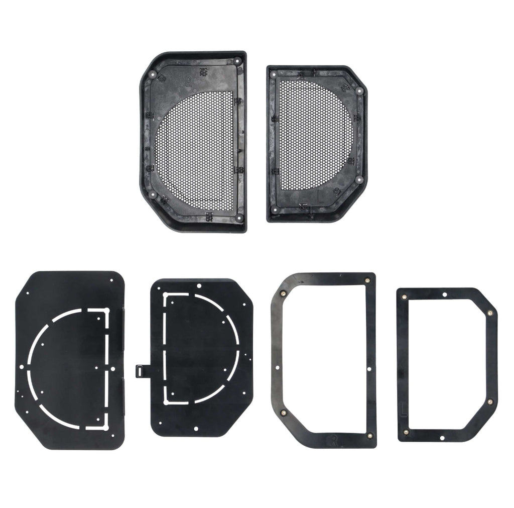Metra JP-1020 Lower Dash Speaker Grille Cut-Ins for 2024-2026 Jeep Wrangler JL & Gladiator JT
