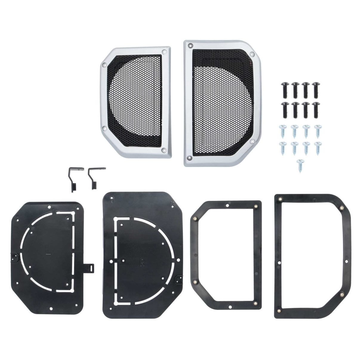 Metra JP-1020 Lower Dash Speaker Grille Cut-Ins for 2024-2026 Jeep Wrangler JL & Gladiator JT