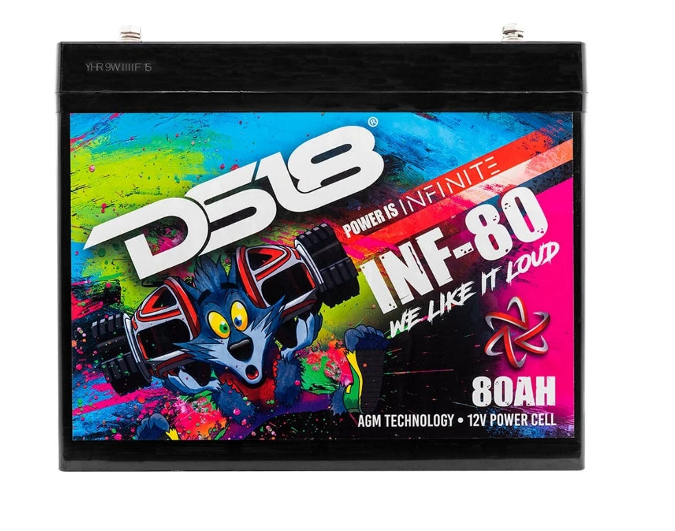 DS18 INF-80 12V 80Ah AGM Car Audio Power Cell
