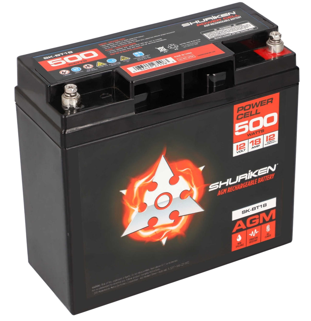 Shuriken SK-BT18 12V 18Ah Compact AGM Power Cell