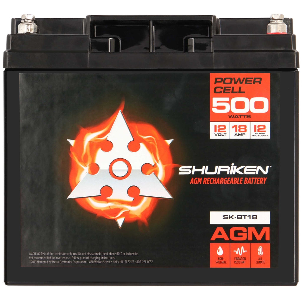 Shuriken SK-BT18 12V 18Ah Compact AGM Power Cell