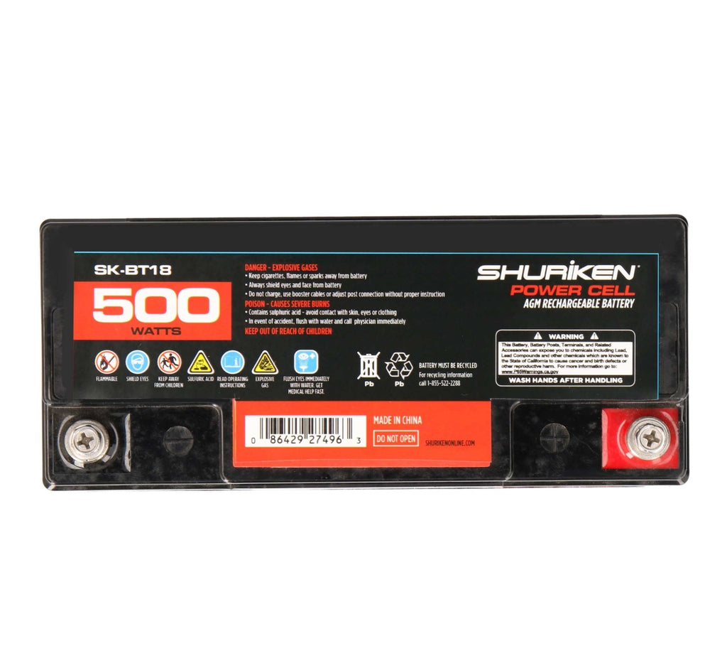 Shuriken SK-BT18 12V 18Ah Compact AGM Power Cell