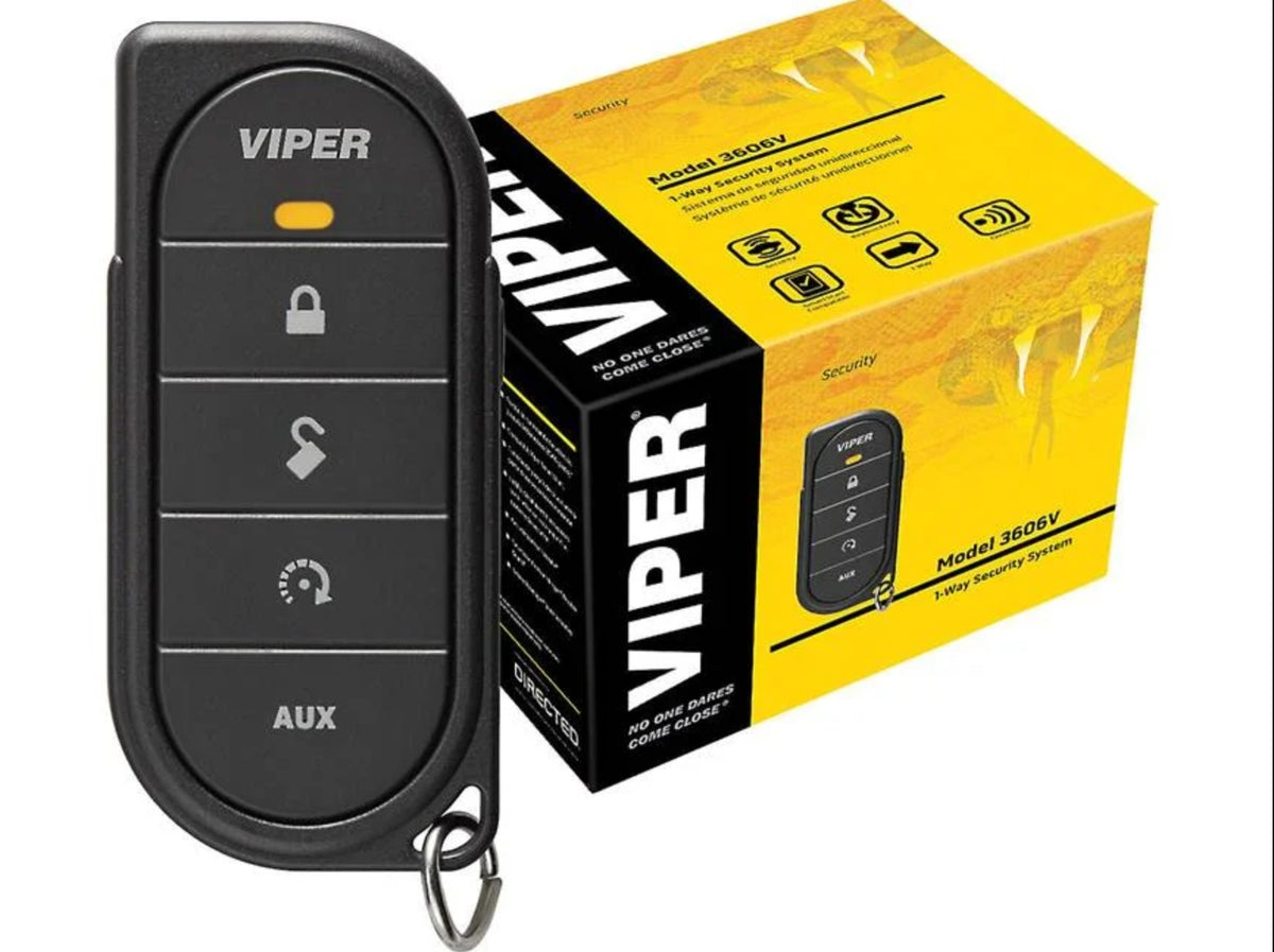 Viper 3606V 1-Way Car Alarm & Keyless Entry System (FREE EXTRA REMOTE INCLUDED)