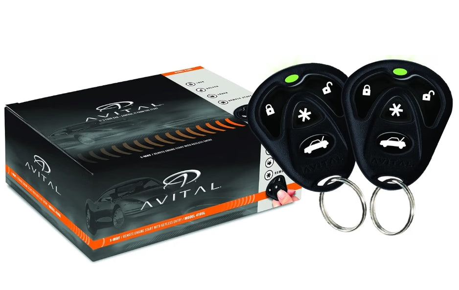 Avital 4105L 1-Way Remote Start & Keyless Entry System