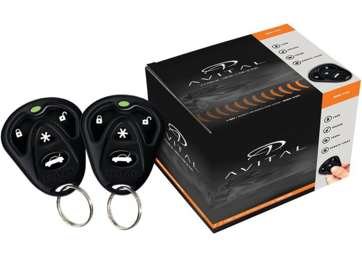 Avital 5105L Car Alarm with Remote Start & Keyless Entry