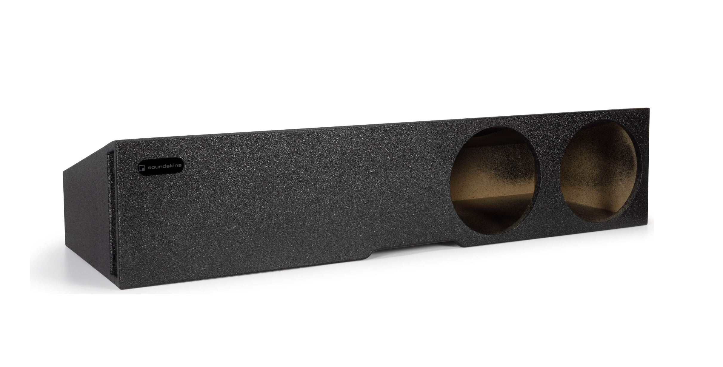 BassMaxx P210PG5CF Ported Dual 10" Under-Seat Subwoofer Enclosure | 2019+ Silverado & Sierra Crew Cab