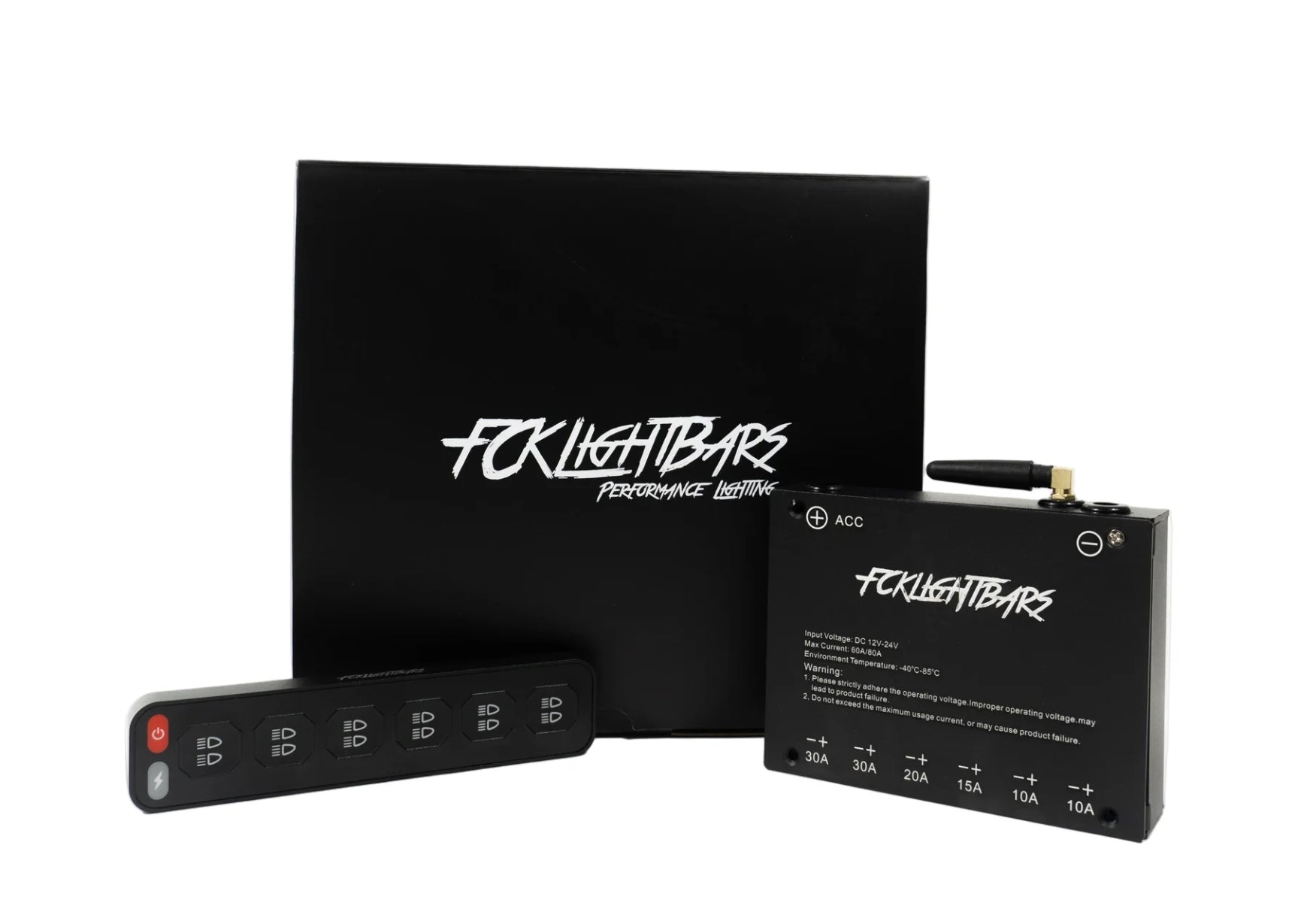 FCK Lightbars Wireless 6-Switch Control Panel System | No-Drill Install