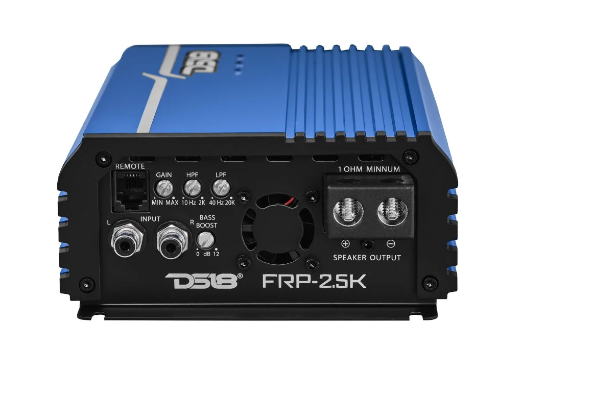 DS18 FRP-2.5K/BL 2500W RMS Full-Range Mono Amplifier