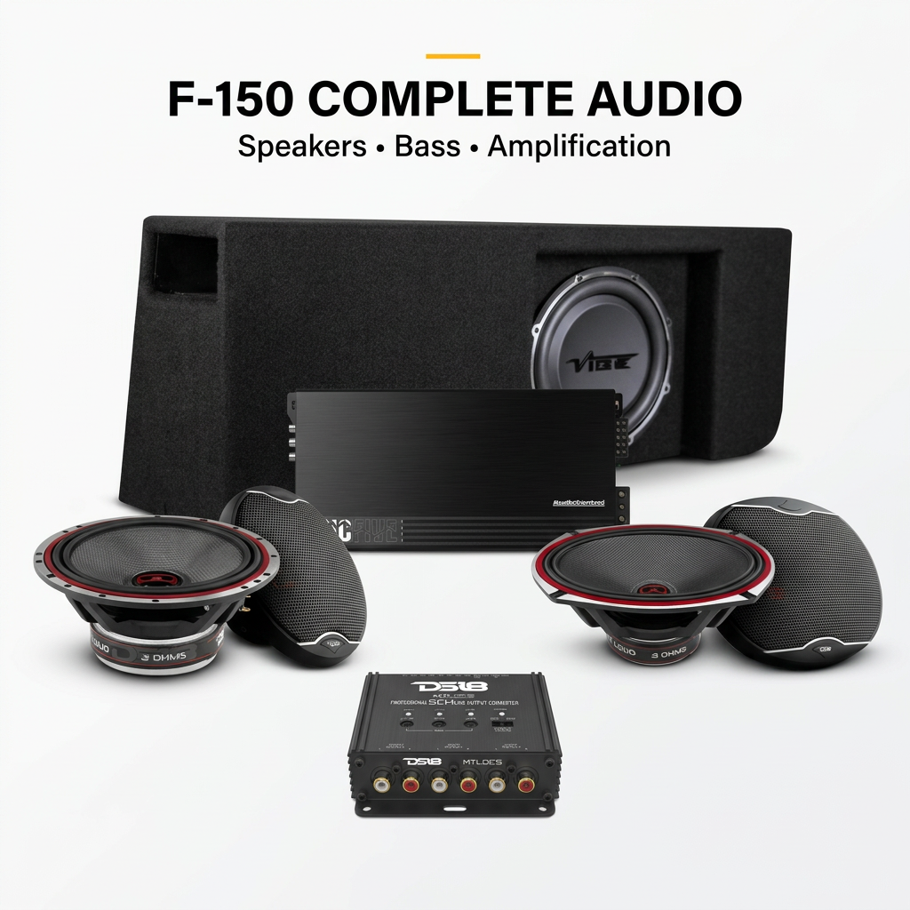 Ford F-150 SuperCrew Complete Audio Bundle | EPICFIVE